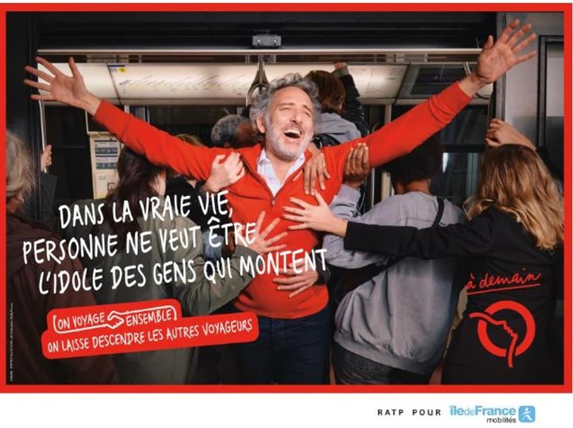 La RATP lance une campagne de sensibilisation pour lutter contre les incivilités